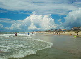 Topsail Island beach