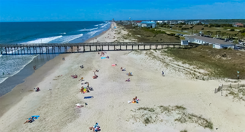 Ocean Isle Beach aerial view