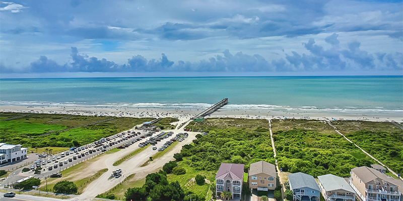 Sunset Beach aerial view